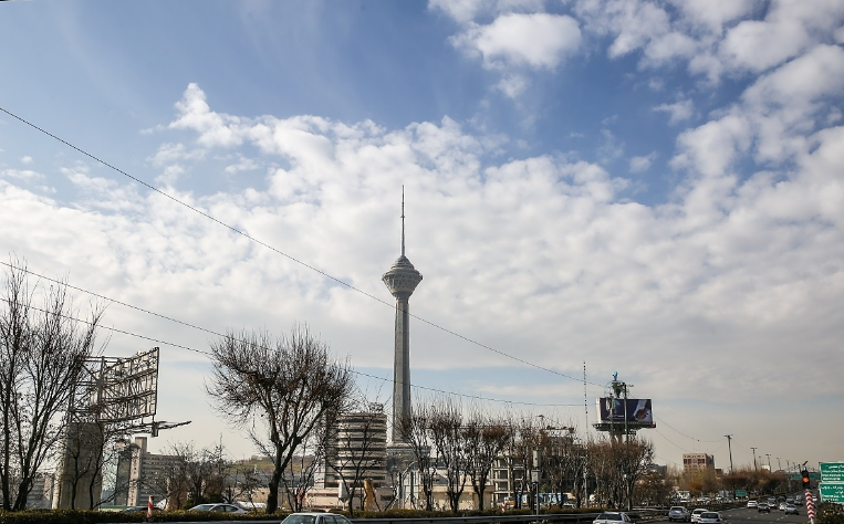 کیفیت هوای تهران با شاخص ۶۶ سالم است