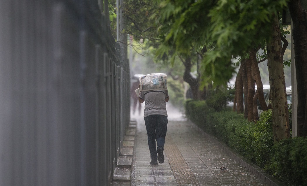 بارش باران تابستانی در انتظار تهران