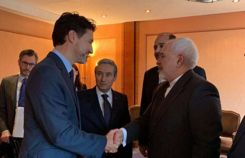 ظریف با نخست وزیر کانادا دیدار کرد