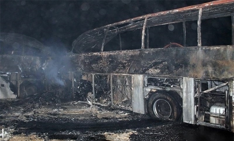 واژگونی یک ‌اتوبوس در محور کرمانشاه به کامیاران