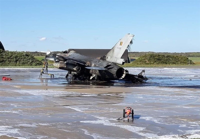 آتش خودی علت نابودی اف-۱۶ بلژیک 
