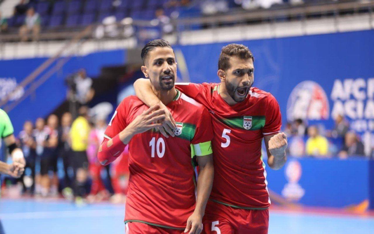 صعود مقتدرانه فوتسال ایران به فینال قهرمانی آسیا 