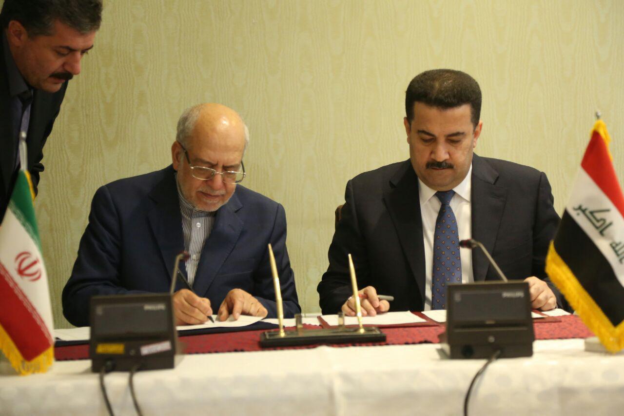 ایران و عراق تفاهم‌نامه همکاری اقتصادی امضا کردند/ آمادگی ایران برای همکاری در  بخش‌های زیربنایی عراق