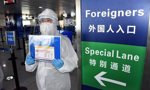 چین ورود اتباع خارجی به کشور را ممنوع کرد