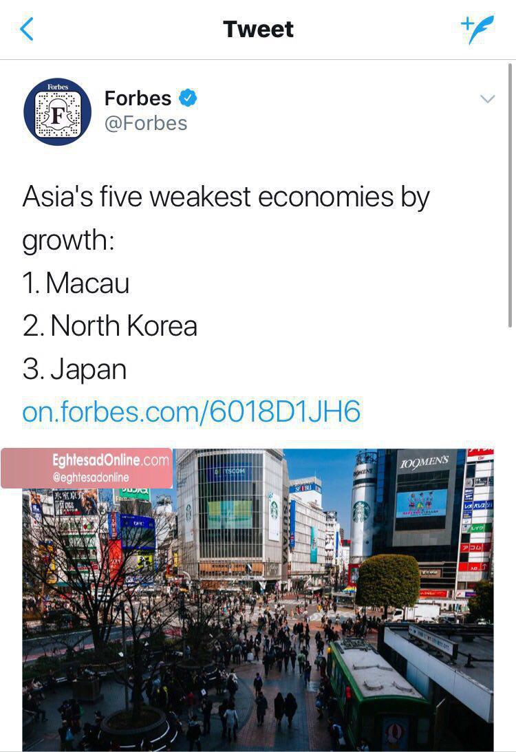 پنج کشور آسیایی با کمترین رشد اقتصادی