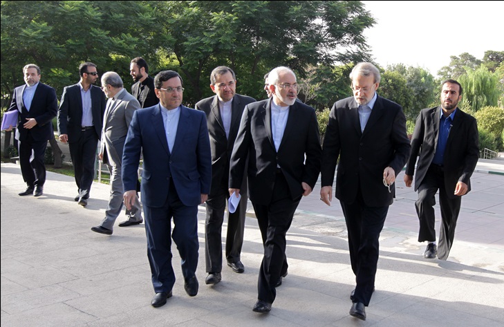 لاریجانی و ظریف با وزیر خارجه چین دیدار کردند
