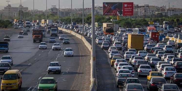 ترافیک سنگین بین کرج و قزوین
