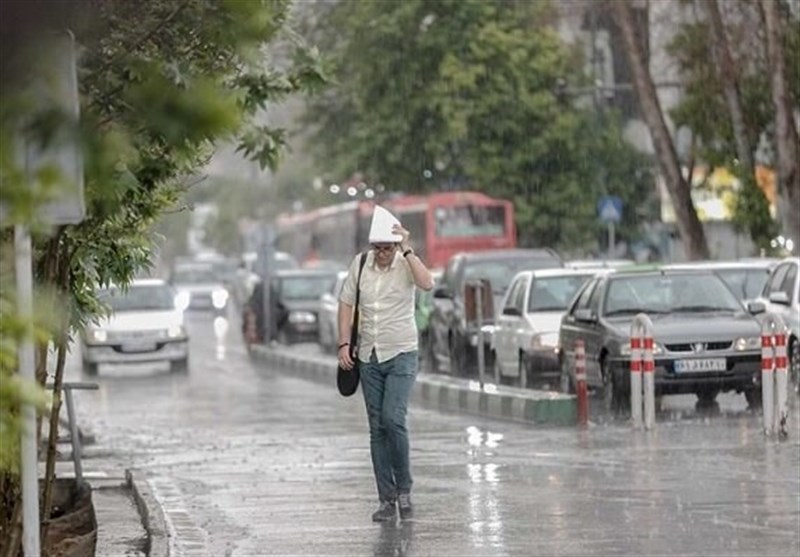 رگبار باران و وزش باد شدید در بیشتر مناطق کشور