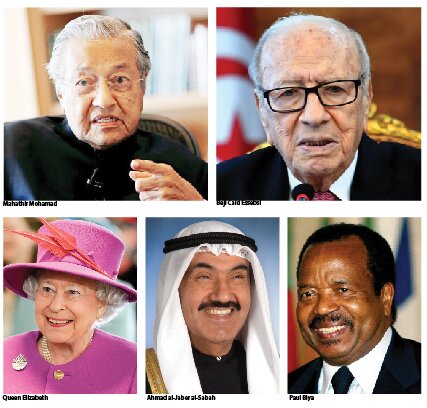 پیرترین رهبران زنده جهان +تصاویر