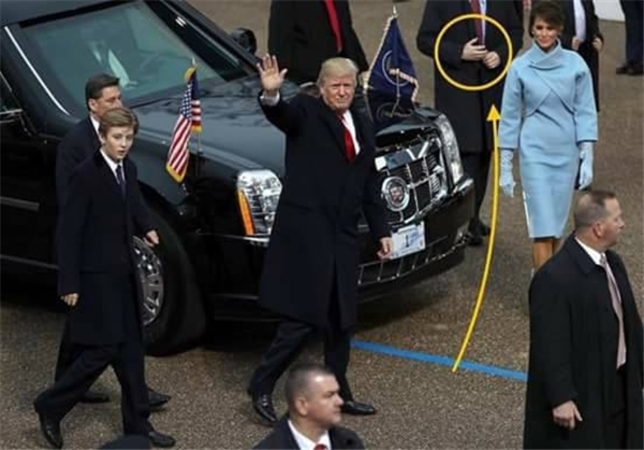 آیا دست محافظ ترامپ مصنوعی بود؟ +تصاویر