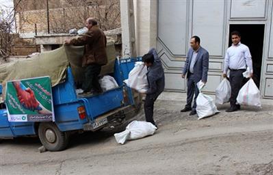 ارسال کمک‌های غیرنقدی بانک قرض‌الحسنه مهر ایران به سیل‌زدگان شهرستان چگنی