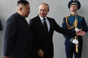 برای اولین بار رهبر کره شمالی با پوتین دیدار کرد
