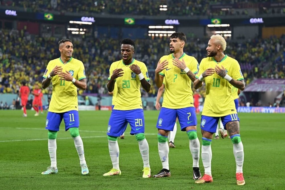 خشن ترین شادی بعدِ گل در لیگ برتر برزیل + فیلم