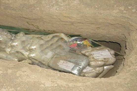 دفن موادمخدر کنار مردگان شگرد عجیب قاچاقچیان +عکس