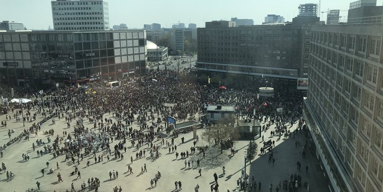 تظاهرات مردم آلمان در اعتراض به افزایش اجاره‌بها مسکن