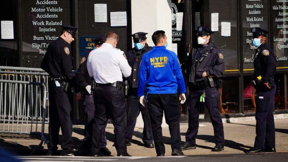 1400افسر پلیس ایالت نیویورک به کرونا مبتلا شده‌اند