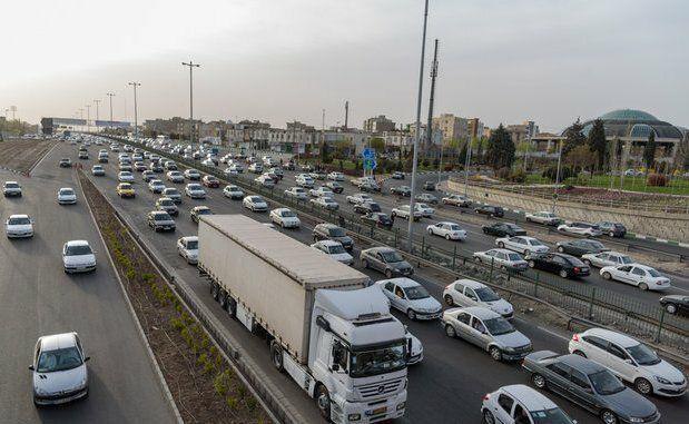 ترافیک سنگین در محور هراز و جاده تهران-فشم