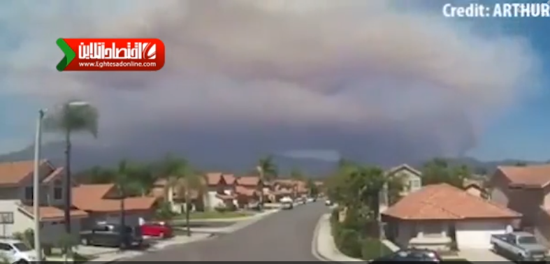 فیلمی متفاوت از آتش‌سوزی کالیفرنیا