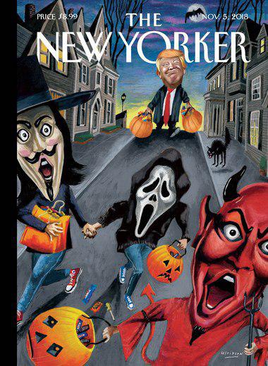 جلد نیویورکر: ترامپ، وحشت شب هالووین!