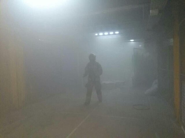 آتش‌سوزی در یکی از مراکز درمانی تهران