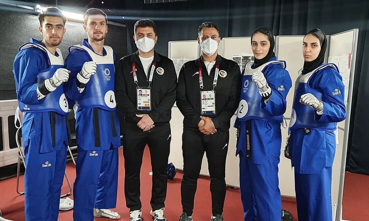 مدال نقره تیمی ایران در مسابقات تکواندو
