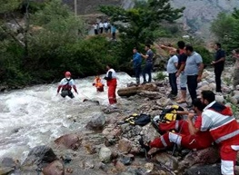 پیکر دختر بچه‌ تهرانی در رودخانه دوهزار تنکابن پیدا شد
