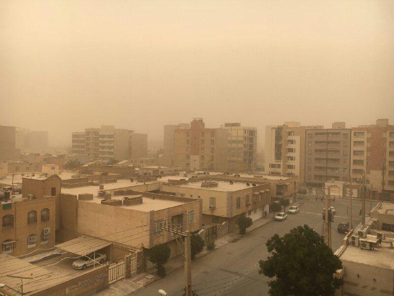 ادامه گرد و غبار تا آخر وقت امروز در خوزستان