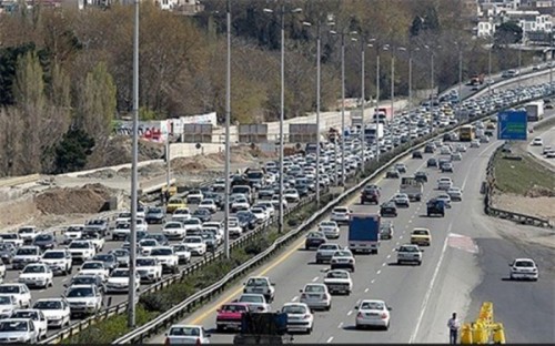 افزایش تردد در جاده‌های برون شهری