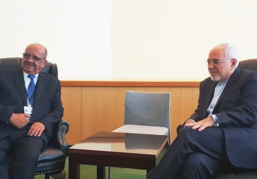  ظریف با وزیر خارجه الجزایر دیدار کرد