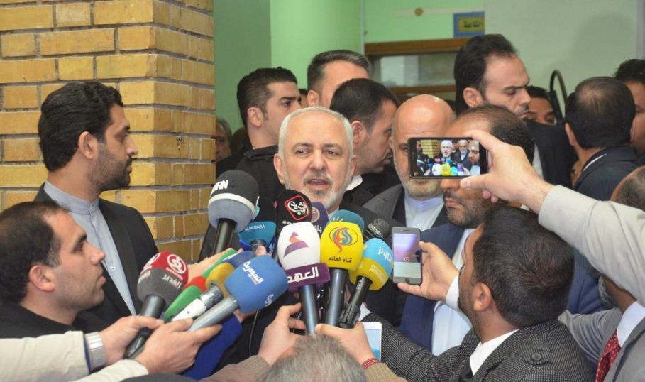  ظریف: پمپئو حق دخالت در روابط ایران و عراق ندارد