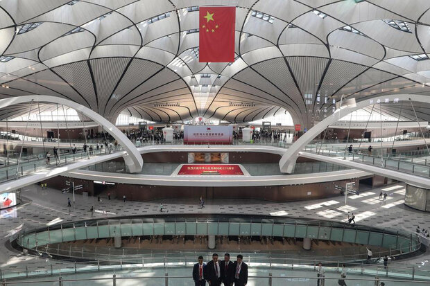 ابرفرودگاه ۶۳میلیارد دلاری پکن به روی پروازهای بین‌المللی باز شد