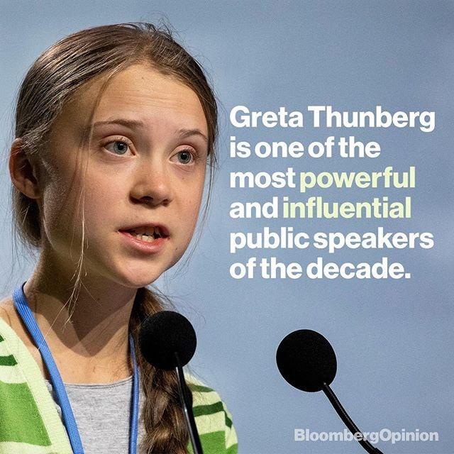 نوجوان سوئدی یکی از تاثیرگذارترین سخنرانان دهه شد