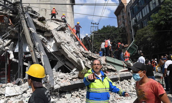 تلفات زلزله مکزیک به بیش از ۱۴۰نفر رسید