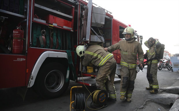 مصدومیت دو غواص آتش‌نشانی اهواز
