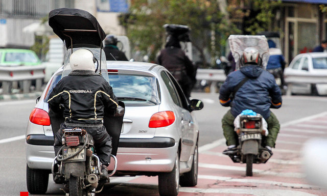 خطر جدی برای موتورسواران تهرانی