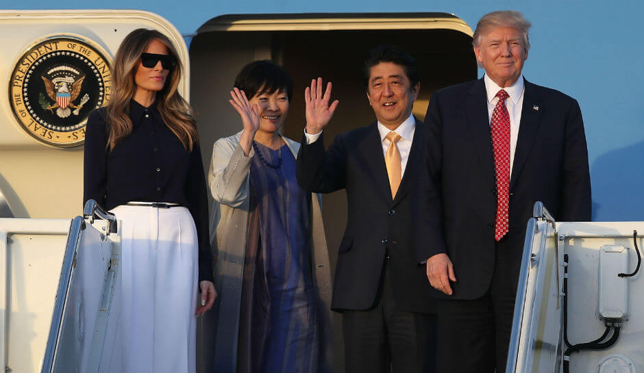 ایده جالب همسر نخست وزیر ژاپن، برای صحبت نکردن با ترامپ