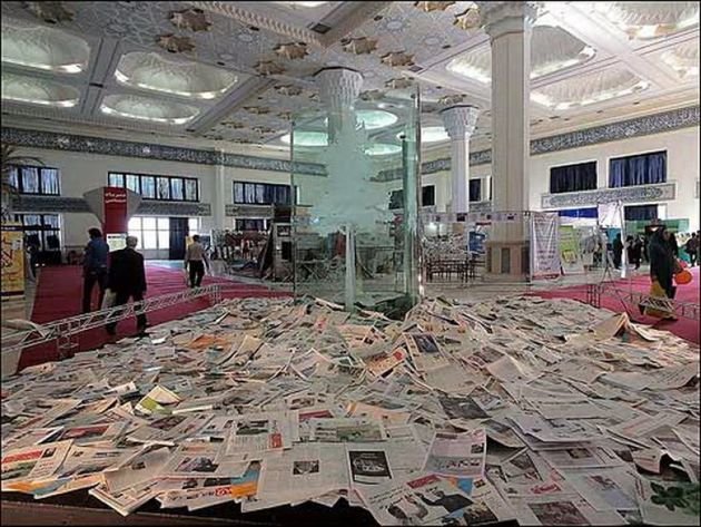 درآمد روزنامه‌ها کم می‌شود +تصاویر