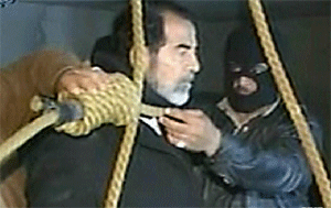 گریه سربازان آمریکایی زمان اعدام صدام
