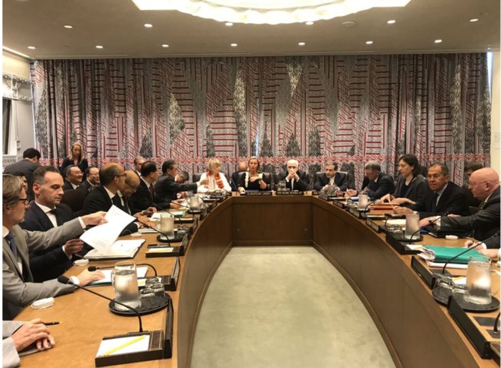 آغاز نشست وزیران خارجه ایران و ۱+۴در نیویورک
