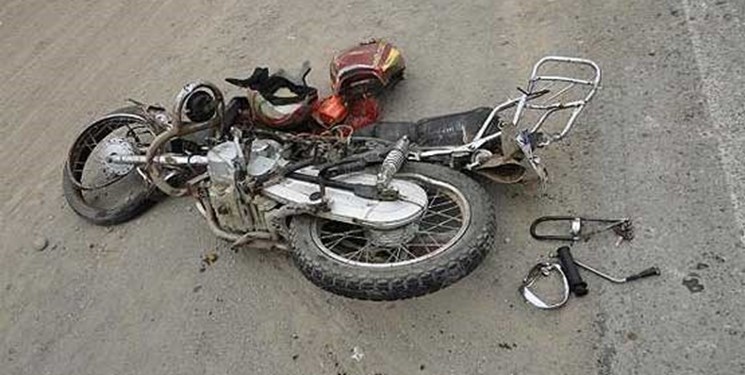 1کشته در تصادف پژو با موتورسیکلت