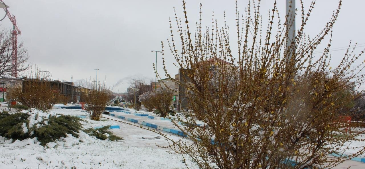 آسمان آبی کلانشهرهای ایران در دمای زیر صفر