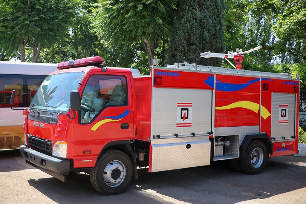 بهمن دیزل تنها شرکت دارای گواهینامه استاندارد ملی در تولید کاربری آتش‌نشانی