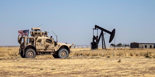 حمله راکتی به بازار سیاه قاچاق نفت سوریه 