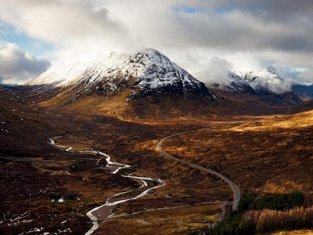 زمستان رویایی اسکاتلند +تصاویر