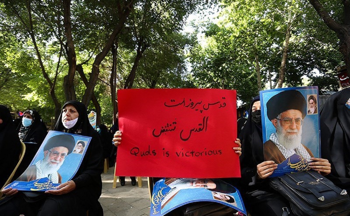اجتماع مردم اصفهان در پی جنایات رژیم صهیونیستی + عکس
