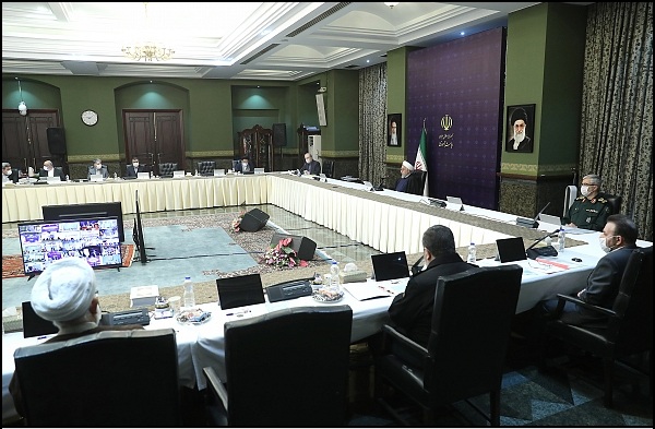 روحانی در جلسه ستاد ملی مدیریت و مقابله با کرونا +فیلم