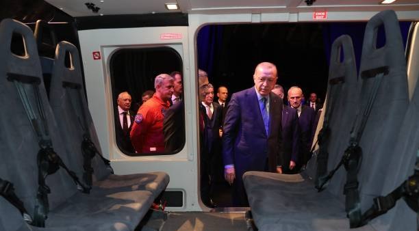 بازدید اردوغان از بالگرد بومی ساخت ترکیه +عکس