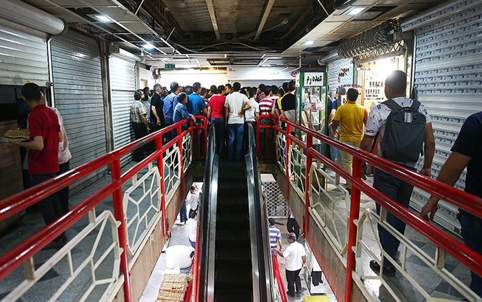 کسبه علاءالدین مغازه‌ها را بستند+ عکس