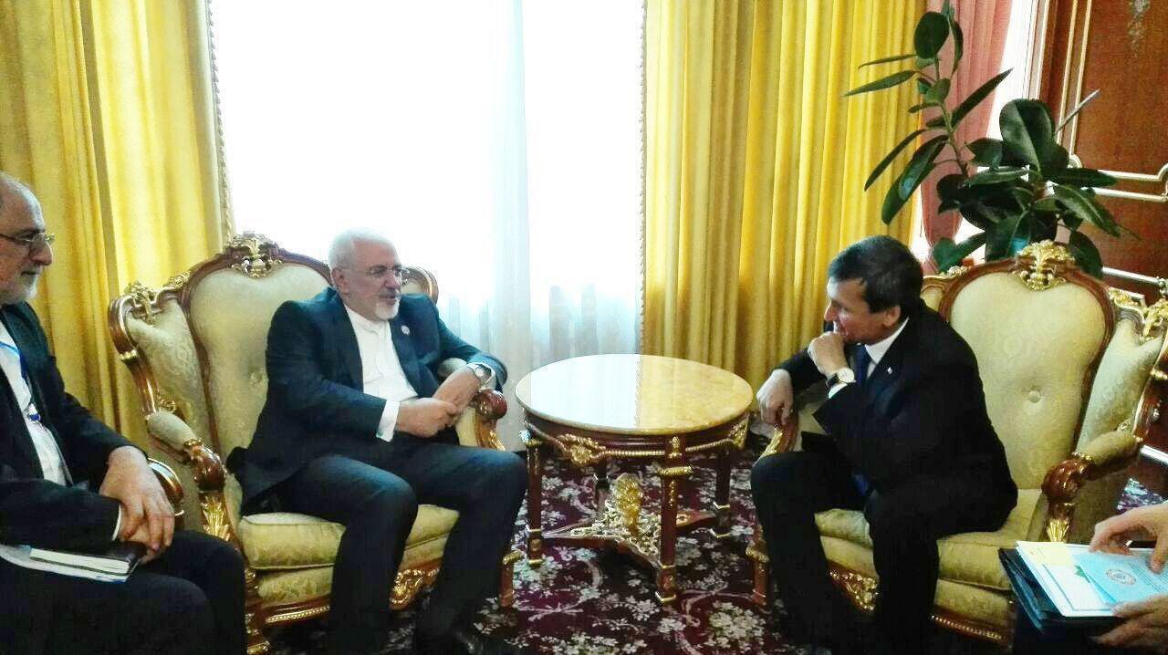 ظریف با وزیر خارجه تاجیکستان دیدار کرد /اختلافات جدی ایران با نحوه رفتار اروپا در منطقه