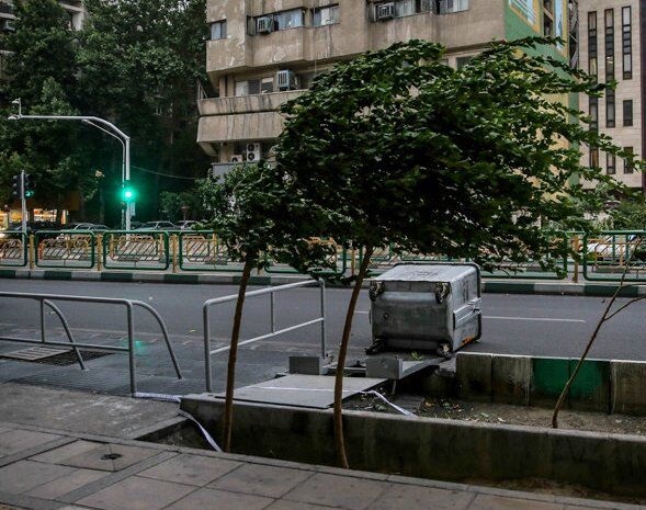 تندباد تهران حادثه جانی در برنداشت